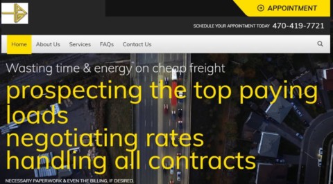 amerigotrans website by inboundcy.com